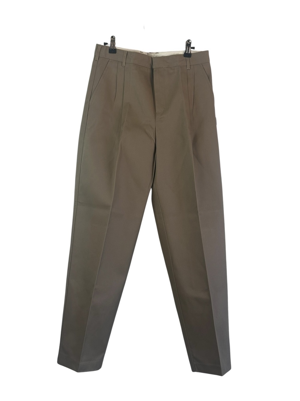 NWT Parker Boys Husky Khaki Dress Pants 32H Pleated Uniform Chinos 32x28.5